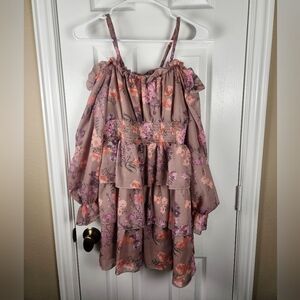 Charlotte Russe ruffle dress size medium